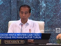 Video: Jokowi Minta Menteri Cari Tahu Penyebab PMI Manufaktur Turun