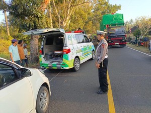 Tabrakan Beruntun di Jalan Nasional Denpasar-Gilimanuk, Pemotor Tewas