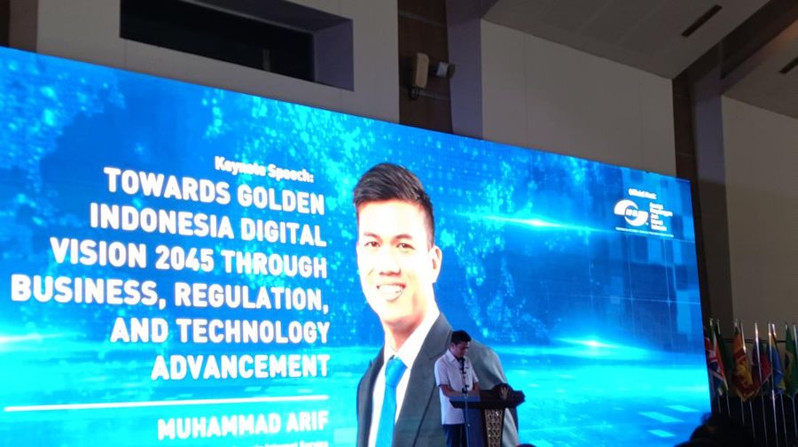 Ketua Umum APJII, Muhammad Arif. (CNBC Indonesia/Novina)