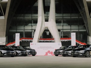 16 Mobil Listrik Mercedes-Benz Dikirim ke IKN, Buat Perayaan HUT RI