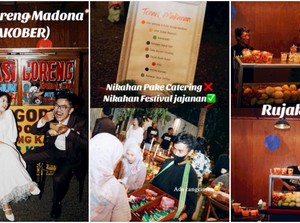 5 Pasangan Pengantin Sajikan Menu yang Tak Biasa di Pesta Pernikahan