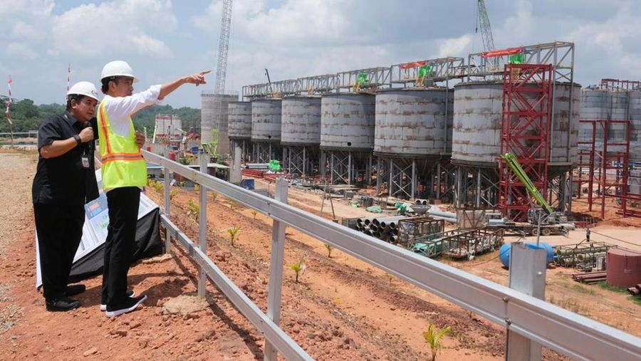 Smelter Grade Alumina Refinery (SGAR) Mempawah, milik konsorsium Antam dengan Inalum. (Dok. MIND ID)