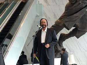 Surya Paloh Benarkan Saan Mustopa Jadi Pimpinan DPR: Kita Ucapkan Selamat