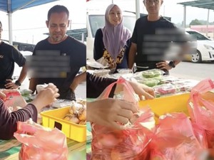 Baru 10 Menit Buka, Penjual Ini Terharu Nasi Lemak Diborong Ludes 32 Porsi!