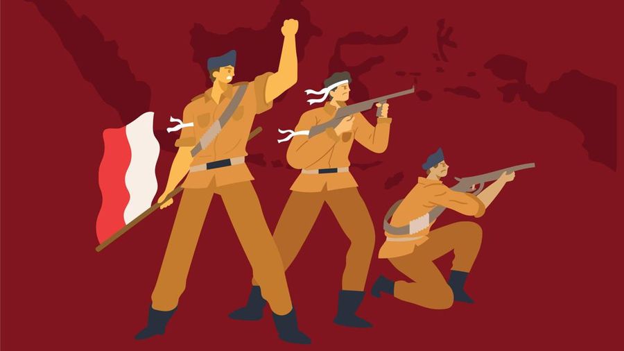 Ilustrasi perang gerilya