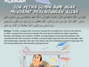 Doa ketika Gempa Bumi agar Mendapat Perlindungan Allah