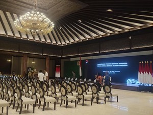 Suasana Jelang Pengarahan Jokowi ke Gubernur hingga Bupati Se-Indonesia di IKN