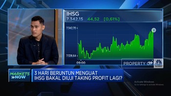 Video: Menguat 3 Hari Beruntun, IHSG Kembali ke Level 7.300-an