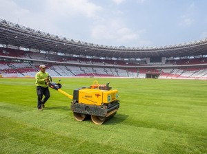 Persiapan Indonesia Vs Australia, PPKGBK Sudah Pasang Rumput