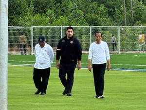 Menpora Dampingi Jokowi Cek Training Center IKN