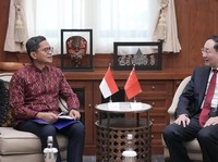 Wamenlu Pahala Mansuri Bertemu Wamenlu China, Ada Apa?