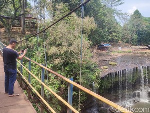Wisata Air Terjun Temam Lubuklinggau Kini Sepi Pengunjung