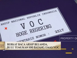 Video: Bule Temukan 100 Batang Emas VOC Usai Baca Arsip Belanda