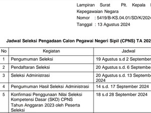 250.407 Formasi CPNS 2024 Dibuka 20 Agustus: Cek Syarat, Jadwal, & Cara Daftar