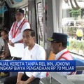 Jajal Kereta Tanpa Rel IKN, Jokowi Ungkap Biaya Pengadaan Rp 70 Miliar