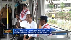 Jajal Kereta Tanpa Rel IKN, Jokowi Ungkap Biaya Pengadaan Rp 70 Miliar