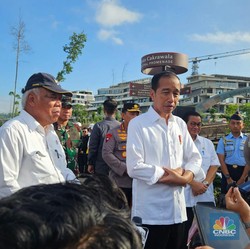 Resmikan Sumbu Kebangsaan, Jokowi Punya Harapan IKN Jadi Kota Ini