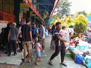 Penampakan SD di Manggarai Jadi Tempat Pengungsian Korban Kebakaran