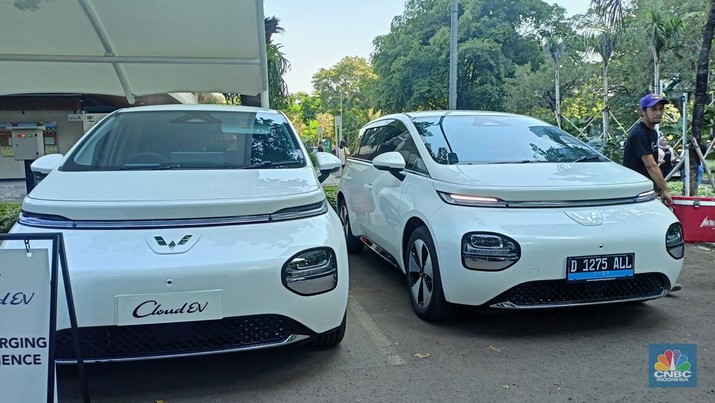Wuling CloudEV. (CNBC Indonesia/Ferry Sandi)