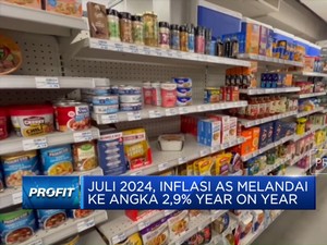  Juli 2024, Inflasi AS Melandai ke Angka 2,9% (yoy)