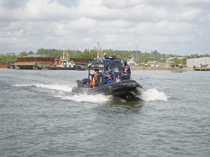 5 Kapal Polda Kaltim Patroli di Perairan Sekitar IKN Jelang HUT RI Ke-79