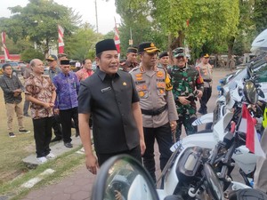 Apel Operasi Mantap Praja Semeru di Sidoarjo Siap Amankan Pilkada