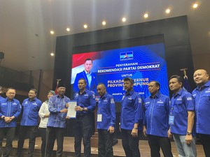 AHY Serahkan Rekomendasi Cagub Kepri-Lampung-Kalteng