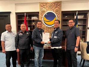 NasDem Dukung Toha-Rohman, Pastikan Paslon Lain Tak Lawan Kotak Kosong