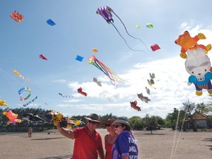 Kemeriahan Festival Layang-layang Internasional Rara Angon di Sanur
