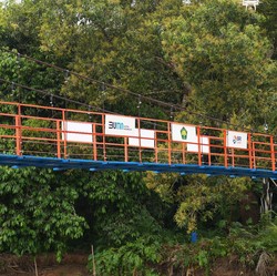 BRI Bantu Mobilitas Warga Lewat Pembangunan Jembatan Gantung