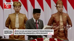 Jokowi Beberkan Jurus Pacu Ekonomi RI, Ada Hilirisasi & Makan Gratis