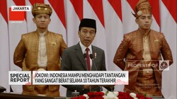 Jokowi: Rasio Utang RI Terendah di ASEAN & PDB di Atas Rata-rata Dunia