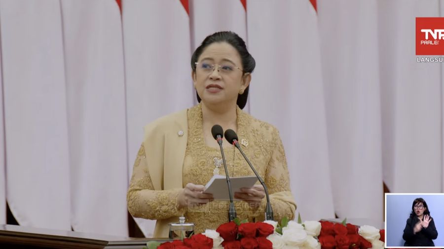 Ketua DPR membuka Sidang Tahunan MPR dan Sidang Bersama DPR RI-DPD RI di gedung DPR/MPR RI, Jakarta, Jumat (16/8/2024). (Tangkapan Layar Youtube DPR RI)