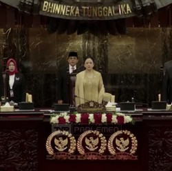 Sidang Tahunan MPR: Megawati Tak Hadir, Bamsoet Tanya Bahlil