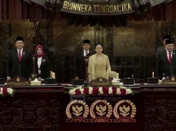 Sidang Tahunan MPR: Megawati Tak Hadir, Bamsoet Tanya Bahlil