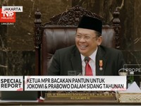 Ketua MPR Bacakan Pantun Untuk Jokowi & Prabowo di Sidang Tahunan