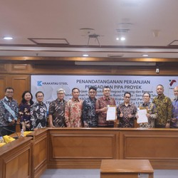 KRAS Suplai Pipa Baja di Proyek Transmisi Gas Bumi Cirebon-Semarang