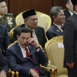 Raut Sedih Luhut di Pidato Terakhir Jokowi