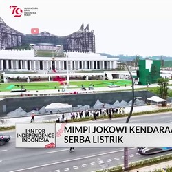 Video: Mimpi Jokowi Kendaraan di IKN Serba Listrik