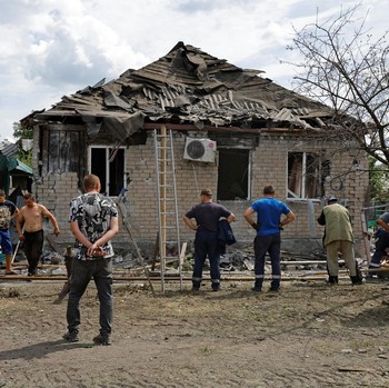 Potret Invasi Ukraina ke Rusia, Rumah Warga Sipil Hancur Lebur