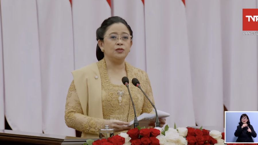 Pembukaaan masa Persidangan DPR RI, RAPBN 2025. (Tangkapan layar Youtube Parlemen)