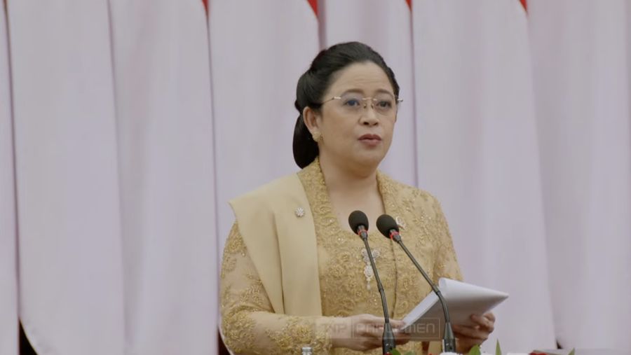 Pembukaaan masa Persidangan DPR RI, RAPBN 2025. (Tangkapan layar Youtube Parlemen)