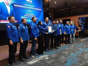 Demokrat Jatuhkan Rekom Sepaket ke Vinanda-Gus Qowim di Pilwali Kediri