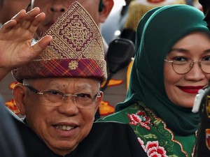 Wapres Pakai Baju Adat Palembang Saat Sidang Tahunan Kenegaraan, Ini Namanya