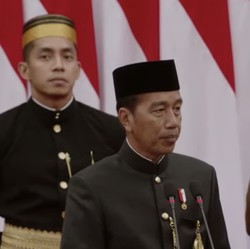 Jokowi Pamer 10 Tahun Kerja Bidang Hukum: Ada UU KUHP dan UU Ciptaker