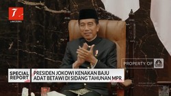 Video: Presiden Jokowi Kenakan Baju Adat Betawi di Sidang Tahunan MPR