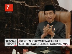 Video: Presiden Jokowi Kenakan Baju Adat Betawi di Sidang Tahunan MPR