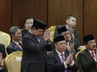 Disebut Namanya di Pidato Terakhir Jokowi, Prabowo Langsung Berdiri!