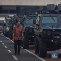 Jelang Sidang Tahunan MPR, Panser-Helikopter TNI Jaga Ketat DPR
