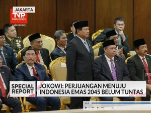Siap Serahkan Tongkat Estafet Kepemimpinan,Ini Pesan Jokowi ke Prabowo